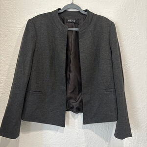 Women's KASPER Gray Blazer Jacket(439T)